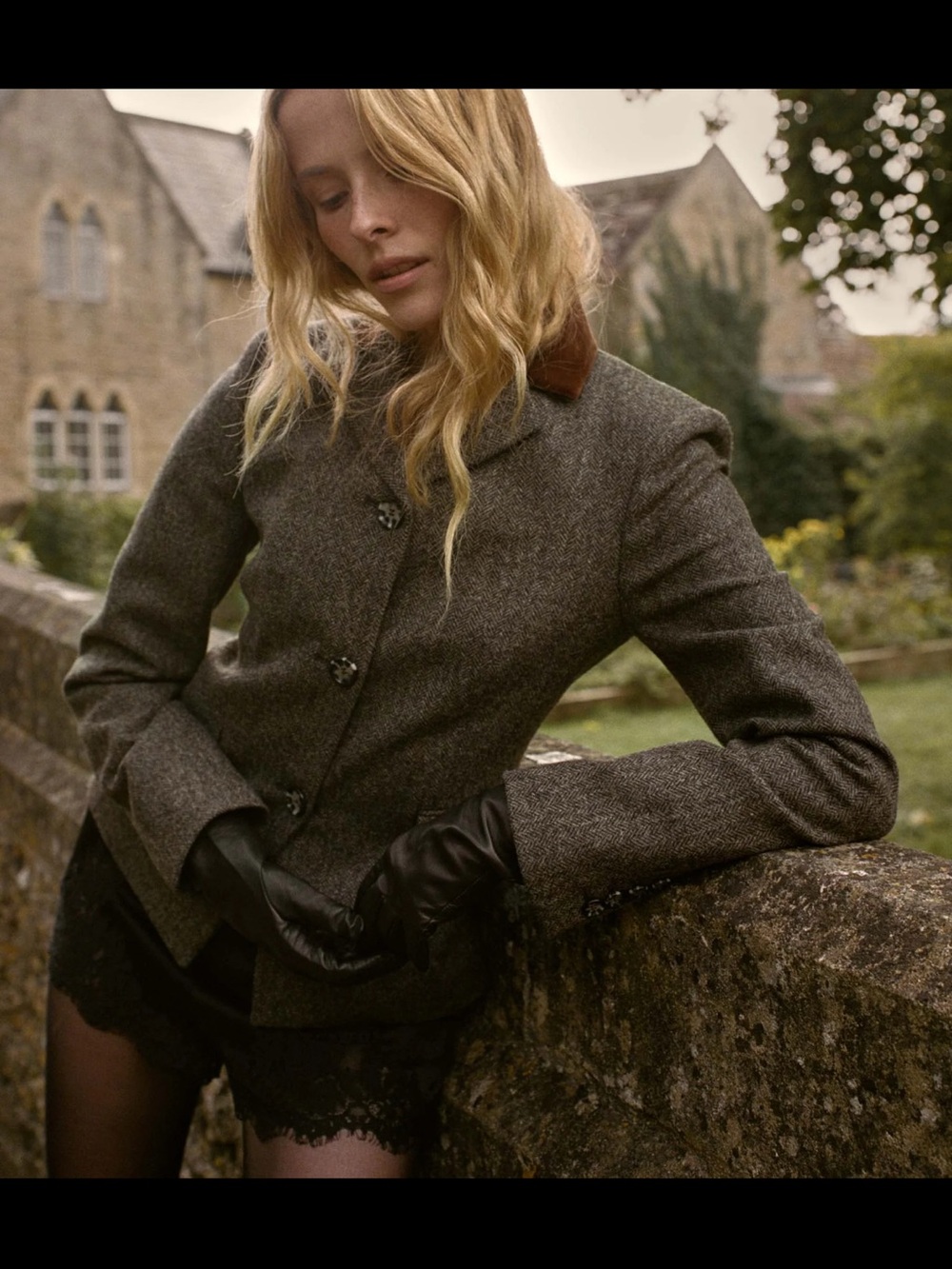 Doen Heirloom LENNON BLAZER ENGLISH HERRINGBONE - Size M - Picture 6 of 12